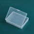 4PCS Playing Card Deck Cases - Clear Plastic Gaming Card Holder Organizer, Snaps Closed, Empty Storage Box