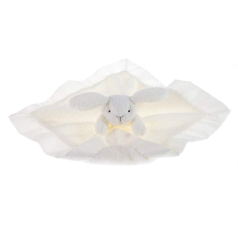 Apricot Lamb Stuffed Animals Soft Security Blanket White Bunny Rabbit Infant Nursery Character Blanket Luxury Snuggler Plush(White Bunny, 14 Inches) by Apricot Lamb
