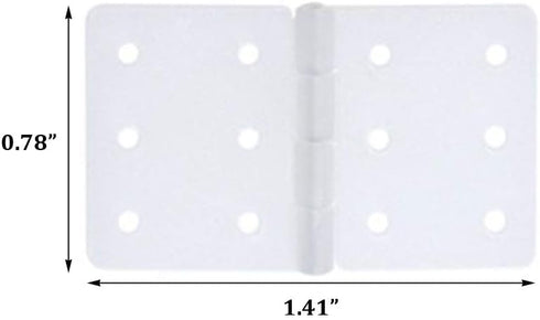 25 Pcs Nylon Hinges for RC Model Aircraft - Durable Connection Parts