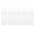EXCEART 5Pcs Newborn Disposable Milk Bottles, Clear Scale Milk Powder Bottles for Babies (White)