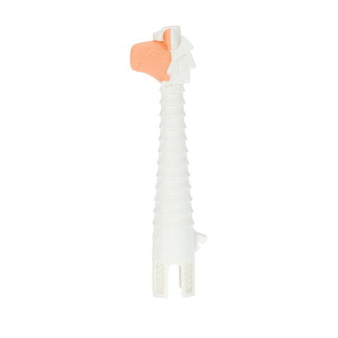 Nuby Tube Teether - (2-Pack) Baby Teething Toy - 3+ Months - Llama and Dinosaur