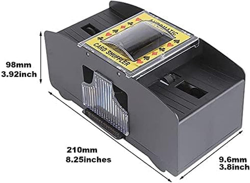USB/Battery Operated Casino Automatic Playing Cards Shuffler for UNO Card Game Night
