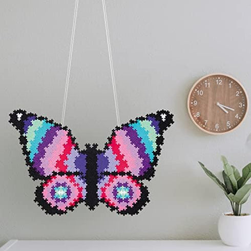 Plus-Plus: Puzzle by Number - Butterfly - 800 Piece Color to Number Matching, Interlocking Mini Blocks, Construction