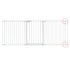 COMOMY White Hinge Joint for 198" or 80" Hardware Mounted Pet Gate
