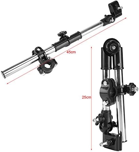 360° Adjustable Umbrella Holder for Stroller, Bike Umbrella Stretch Mount Stand Holder for Baby Stroller Pram Chair
