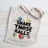 JXGZSO B Gambler Gift Tote Bag, Shake Those Balls Lucky Pouch Bag for Game Lovers