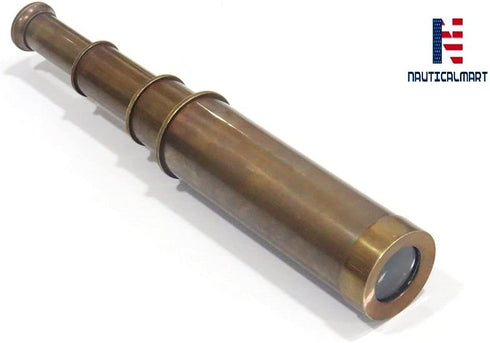 NauticalMart Maritime Brass Antique Telescope Vintage Functional Spyglass Sailor Gifts