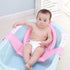 Breathable Mesh Newborn Baby Bath Mat, Adjustable Non-Slip Bath Seat Pad for Bathtub for 0-18 Months (Style 3-Pink)