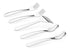 Baby Stainless Steel Utensil Set - Education Series 5pc Set (2 Spoons, 2 Forks, 1 Baby Butter Spreader) for Feeding