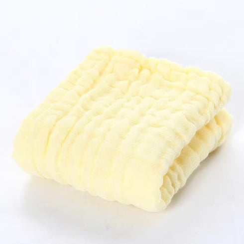 Peonita 6 Pack Set Muslin Baby Washcloths Organic Cotton Face Towels for Newborns Ultra-Soft, Reusable & Absorbent