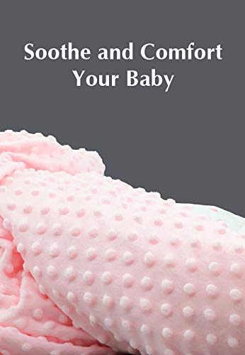 American Baby Company Heavenly Soft Chenille Blanket Set, Pink, for Girls