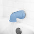 Ubbi Bath Spout Safety Guard, Soft Silicone Cover for Baby Bath Time, Must-Have Accessory, Large, Cloudy Blue
