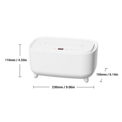 ZJchao USB Electric Wet Wipes Warmer Smart Temperature Control Heated Wet Tissue Container Portable Wipe Warmer