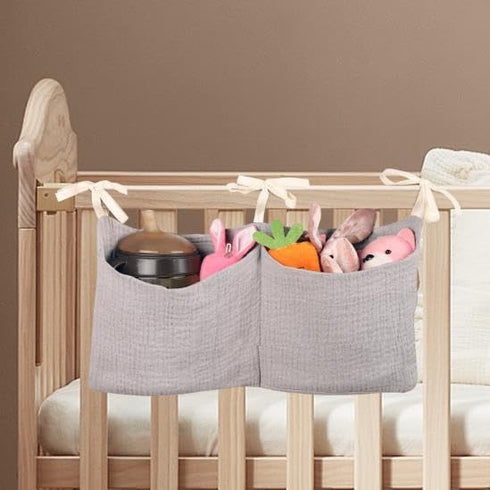 zonBroth Dormitory Bed-Bunk Organizing Bag Nappy-bags Organizer Bedside Hanging Bags Milk Bottle Bib-Storage Bag Crib
