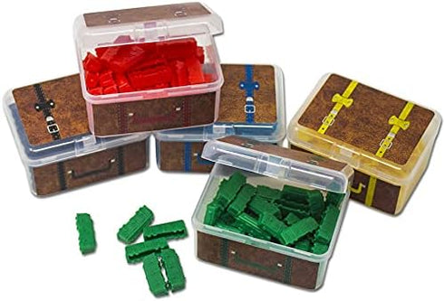 BitsBin Storage Cases for Ticket to Ride Board Games, Compatible with Original, Europe, Rails and Sails Versions