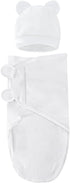 Fecawd Baby Swaddle Sleep Sacks with Hats for 0-3 Months Baby Swaddle Blanket