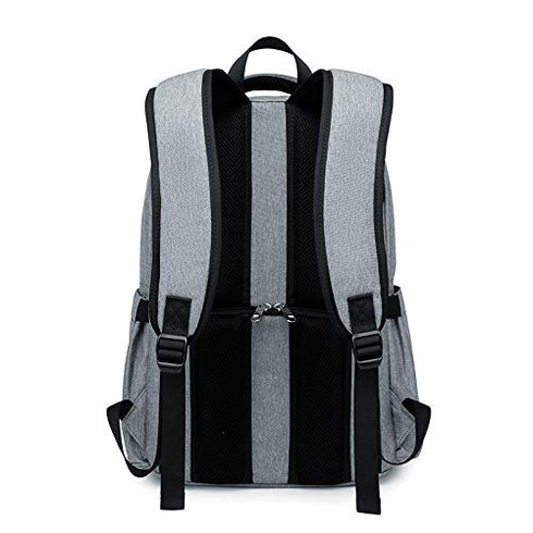 CFUN Backpack Travel Diaper Bag for Dad, Baby Bag for Men Changing Pad,Stoller Strap Unisex Toddler Gear (Black)