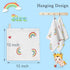 10Pack 10"X10" norinori Baby Msulin Washcloths Newborn Face Towel - Baby Muslin Burp Cloths Soft Absorbent Natural