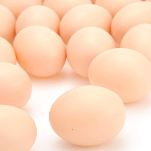 30 PowerTRC Pcs Plastic Eggs Toys, Toy Food DIY Easter Eggs, Real-Life Size Faux Pretend Play Food Play Kitchen