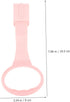 VANZACK Baby Bed Pull Ring, Baby Playpen Pull Up Rings, Standing Walker Crib Tool, Pink 4Pcs