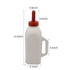 MODUODUO 2.11 Calf Bottle with a Replacement Nipple Quart Milk Feeder Nursing Feeding Bottle