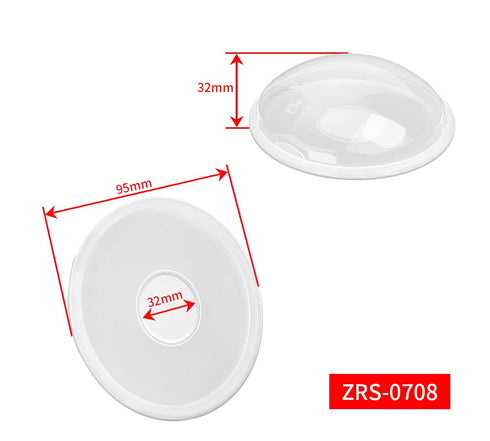 Chargenyang 2-Pack Breast Shells Nursing Cups Milk Saver Protect Sore Nipples for Breastfeeding Collect Breastmilk