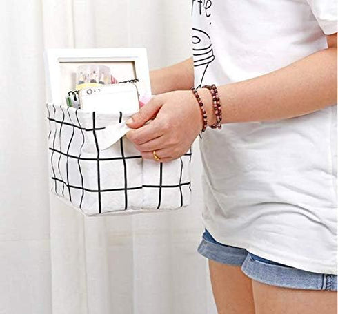 Mini Storage Basket Pack of 5 - Blend Storage Bins for Makeup, Book, Baby Toy, Home Decor Organizers