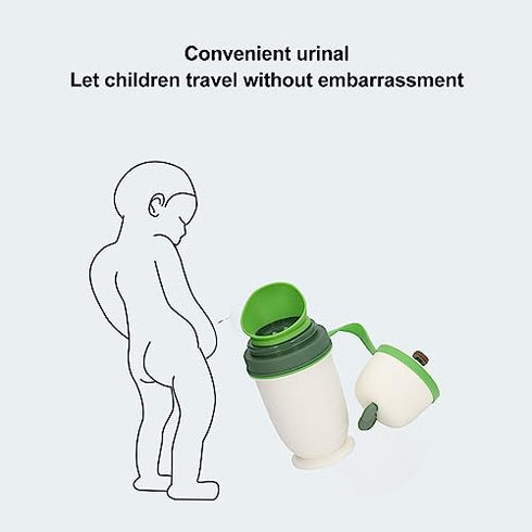 VBESTLIFE Portable Child Urinal Emergency Toilet, Kids Portable Potty Bottle Pee Training Emergency Urinal Toilet