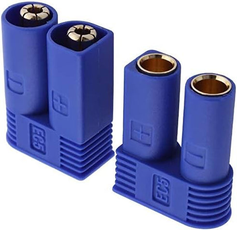 20 Pairs EC5 Bullet Banana Plug Connector - Female Male 5mm Gold Connector for RC ESC LIPO Battery