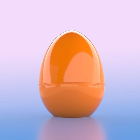 6 Inch 12-Pack 6" (12-Pack) Jumbo Fillable Easter Eggs, Colorful Bright Plastic Easter Eggs, Perfect for Easter Egg