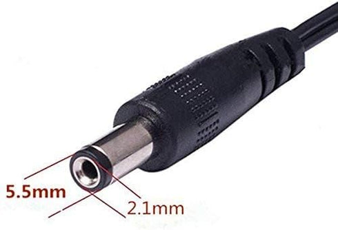 12 Volt Kids Powered Ride On Car Universal Round Hole Charger with Charging Indicator Light for Electric Baby Carriage