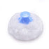 Pack of 2 Baby Body Cosmetic Powder Puff Sponge Box Case (Blue/Pink)