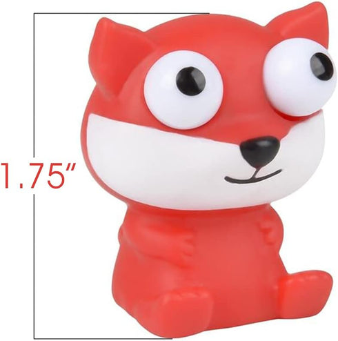 20 ArtCreativity PCS Squeezy Animal Fidget Toys with Pop Out Eyes, Fun Squeeze Stress Relief Toys for Kids, Ideal
