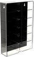 MJ08012BK Showcase Wall Mount for 1:64 Cars, Holds 12 Cars, Dimensions 8.11" x 2.25" x 12"