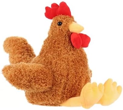 Apricot Lamb Toys Plush Ginger Rooster Stuffed Animal Soft Cuddly Perfect for