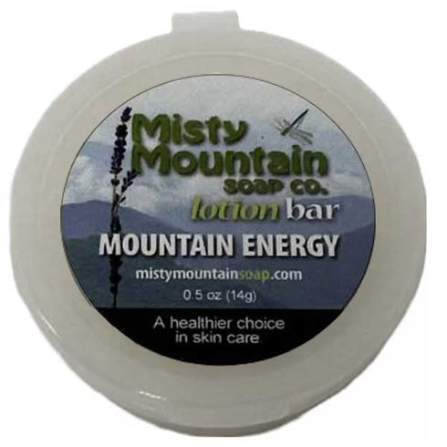 Misty Mountain Soap Co. Mountain Energy - Solid Mini Lotion Bar - Made with Natural Oils