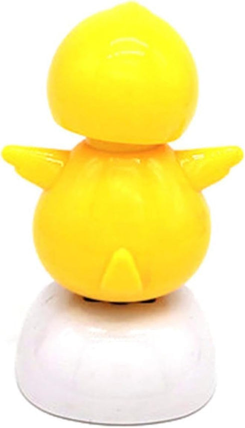 Solar Powered Dancing Chick, Bobblehead Chicken Ornaments for Car Dashboard, Cartoon Solar Power Kits, Bobbleheads