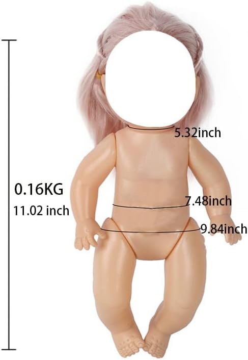 Pack of 6 Alive Lovely Baby Dress Clothes Accessories Gown Outfits for 12inch Doll