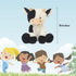 9 inches Cow Stuffed Animal Soft Plush Cute Doll for Boys Girls