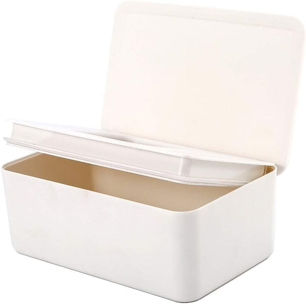 tegongse Wipes Holder with Lid, Wet Wipe Dispenser, Tissue Box Case for Home