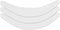 More of Me to Love Cotton and Viscose Blend Tummy Liner, 3-Pack, Large, White