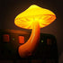 Sensor LED Night Lights for Adults Kids, Cute Mushroom Night Light, Plug in Wall Lamps for Bedroom, Bathroom, Toilet,