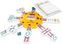 Mexican Train Double 12 Professional Size Dominoes with Bonus Chickenfoot Game, Travel Tin Board Game, 91 Tiles, Fun