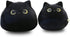 Black Cat Stuffed Animal Plush Toy, Creative Cat Shape Soft Pillow for Girlfriend, Kids & Baby Girls (40cm/15.7in)