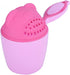 Cute Shampoo Cup for Baby with Comfortable Handle for Shower (Pink)