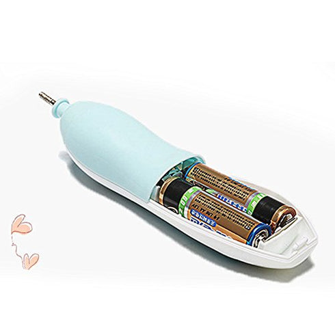 FairOnly Trimmer Set Baby Battery Electric Safe Nail Clipper Newborn Toddler Toes Fingernails Care Light Blue