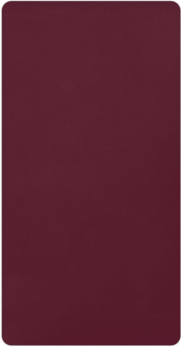 CZXW Wine Red Crib Sheets Fitted 52" x 28" Natural Cotton Soft &