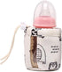 ikasus Baby Milk Bottle Insulation Cover With String, Glass Nursing Feeder Keep Warm