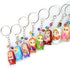 Toyvian 12PCS Nesting Dolls Key Chains, Wood Matryoshka Russian Dolls Key Rings Charms
