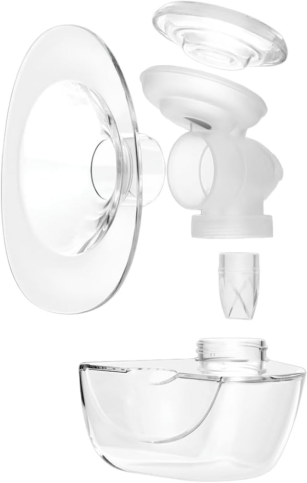 Zomee Fit Breast Shield Replacement Kit 25mm Wearable Pump Flange, Diaphragm, Duckbill
